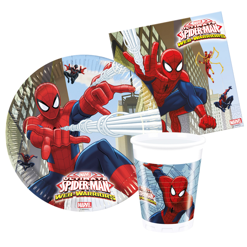 Spiderman Web Warrious Parti Seti