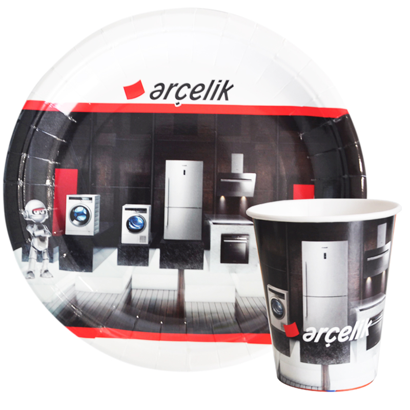 Arcelik Paper Plate and Paper Cups